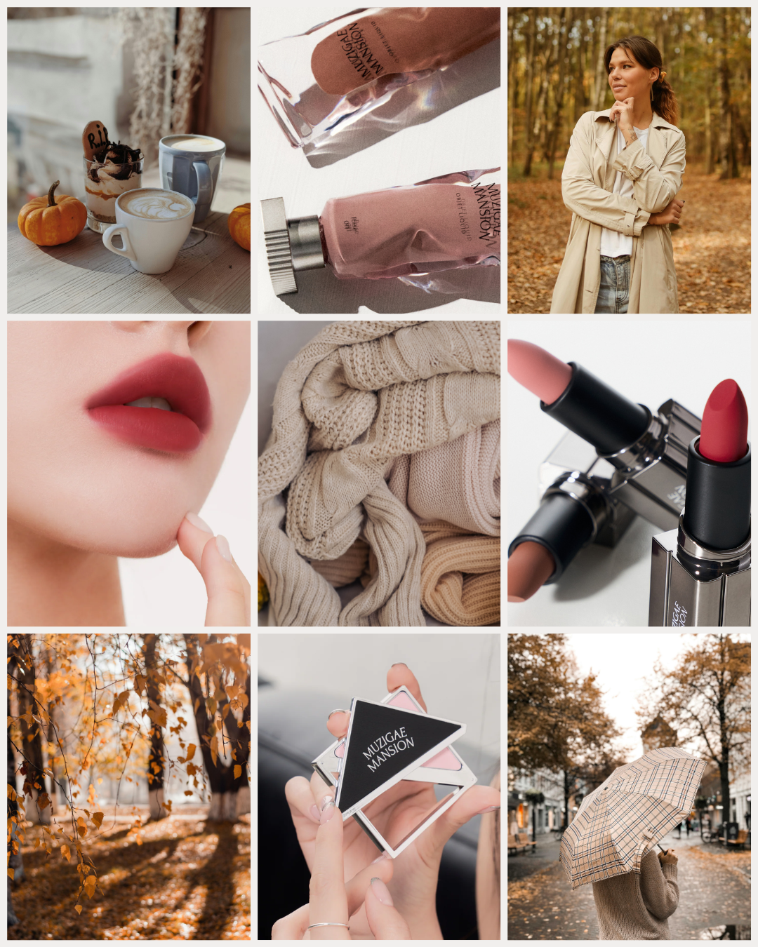 October Mood: Muted Reds, Dusky Nudes, Evening Calm