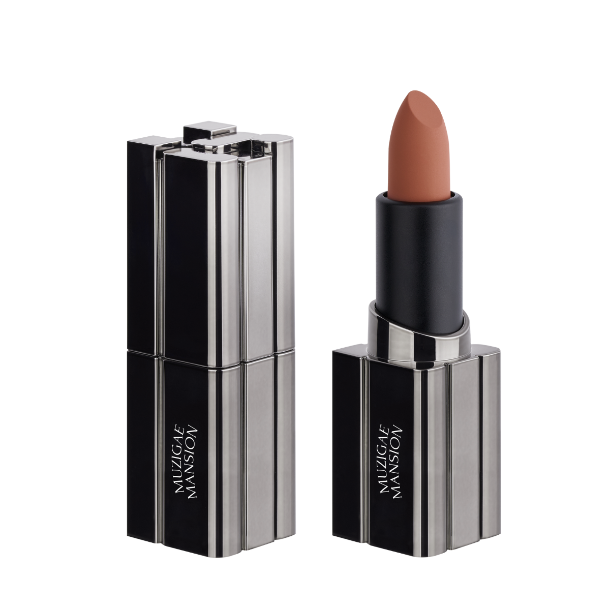Muzigae Mansion Moodwear Blur Semi-Matte Lipstick in 003 Nuddy - Product Packaging