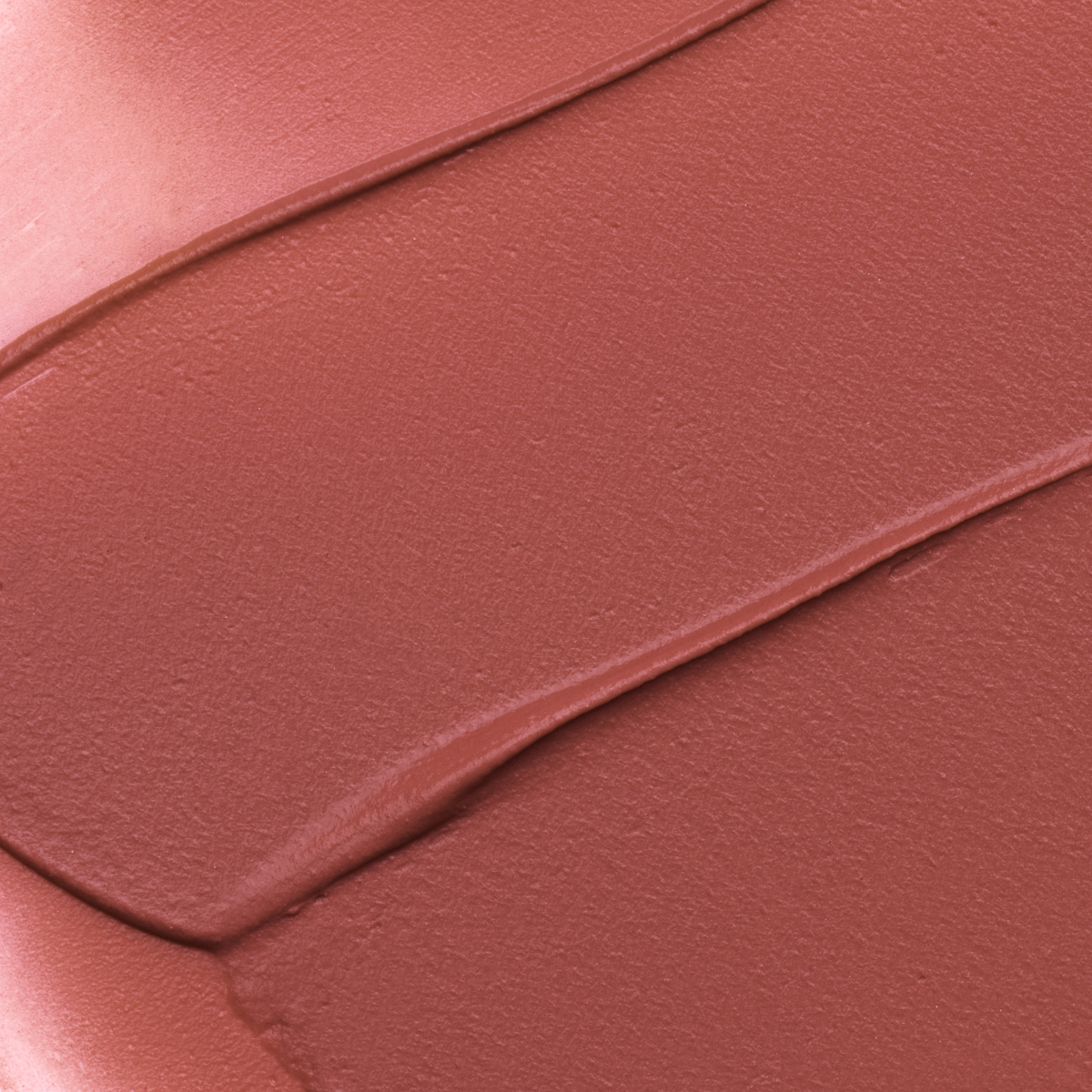 Close-up texture swatch of Muzigae Mansion Objet Liquid Lip Tint in Stranger 003, showcasing its smooth matte finish