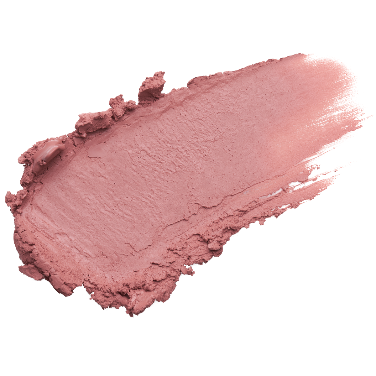 Close-up texture swatch of Muzigae Mansion Moodwear Blur Semi-Matte Lipstick in 004 Layered, showcasing its soft semi-matte finish