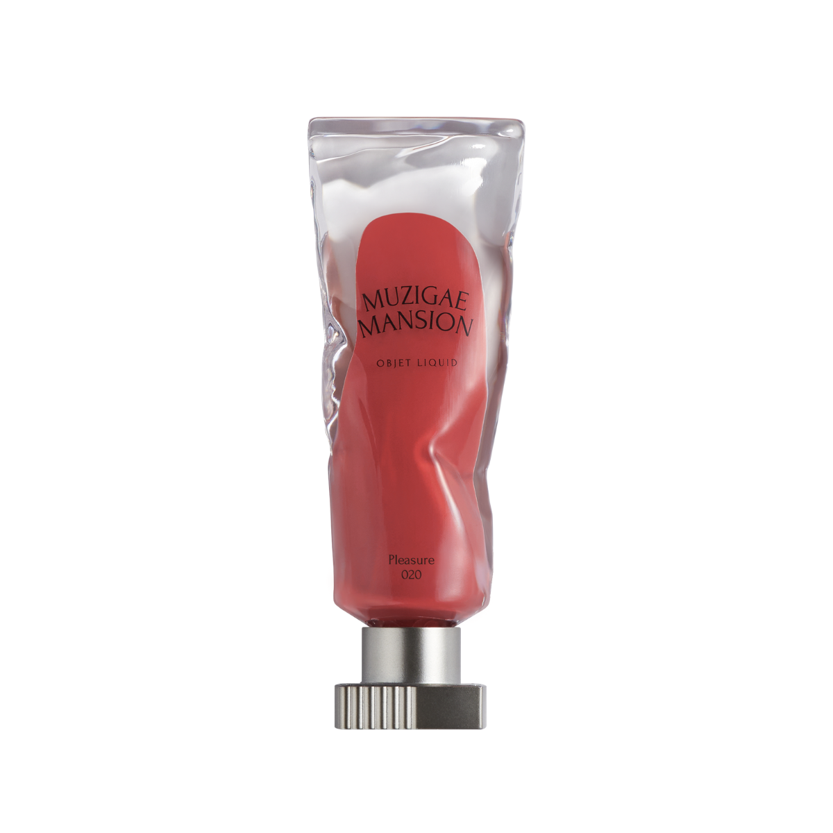 Muziage Mansion Objet Liquid Lip Tint in Pleasure 020 – Product Packaging