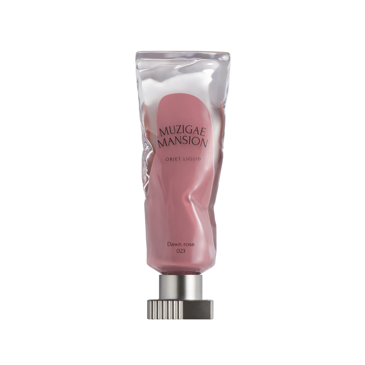 Muziage Mansion Objet Liquid Lip Tint in Dawn Rose 023 – Product Packaging