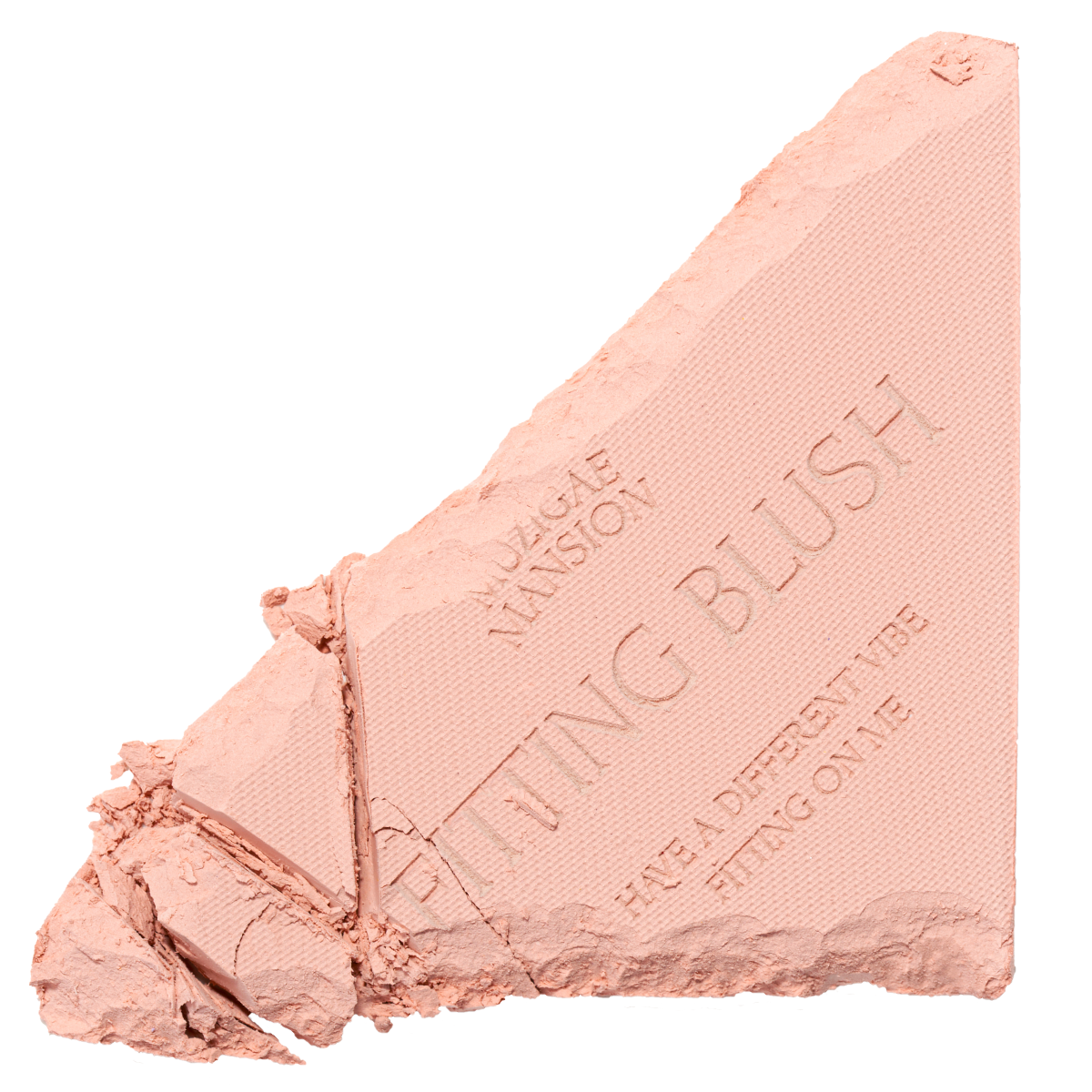 Close-up texture swatch of Muzigae Mansion Fitting Blush in Vibe, showcasing its silky, soft-matte finish