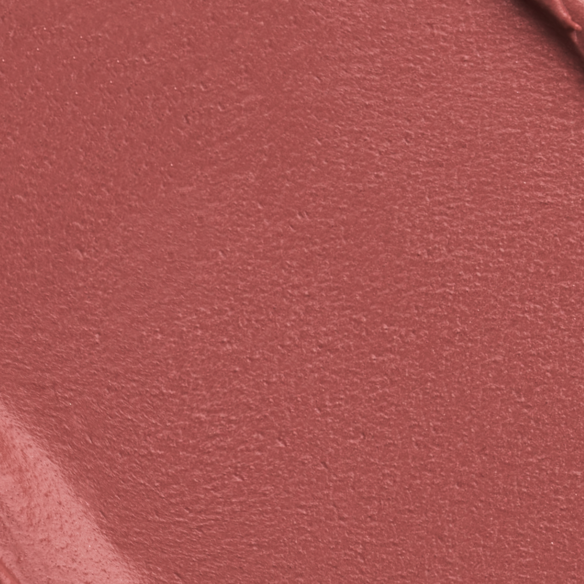 Close-up texture swatch of Muzigae Mansion Objet Liquid Lip Tint in 028 Mania, showcasing its smooth matte finish